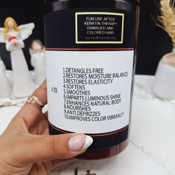 ماسک موی معجزه آسا آرگان+پروتئین وزن 1000ml برند لیز LIZZE ساخت برزیل