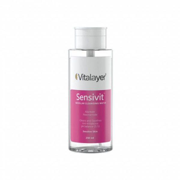 محلول پاک کننده آرایش ویتالیر مدل Sensivit حجم 250 میلی لیتر